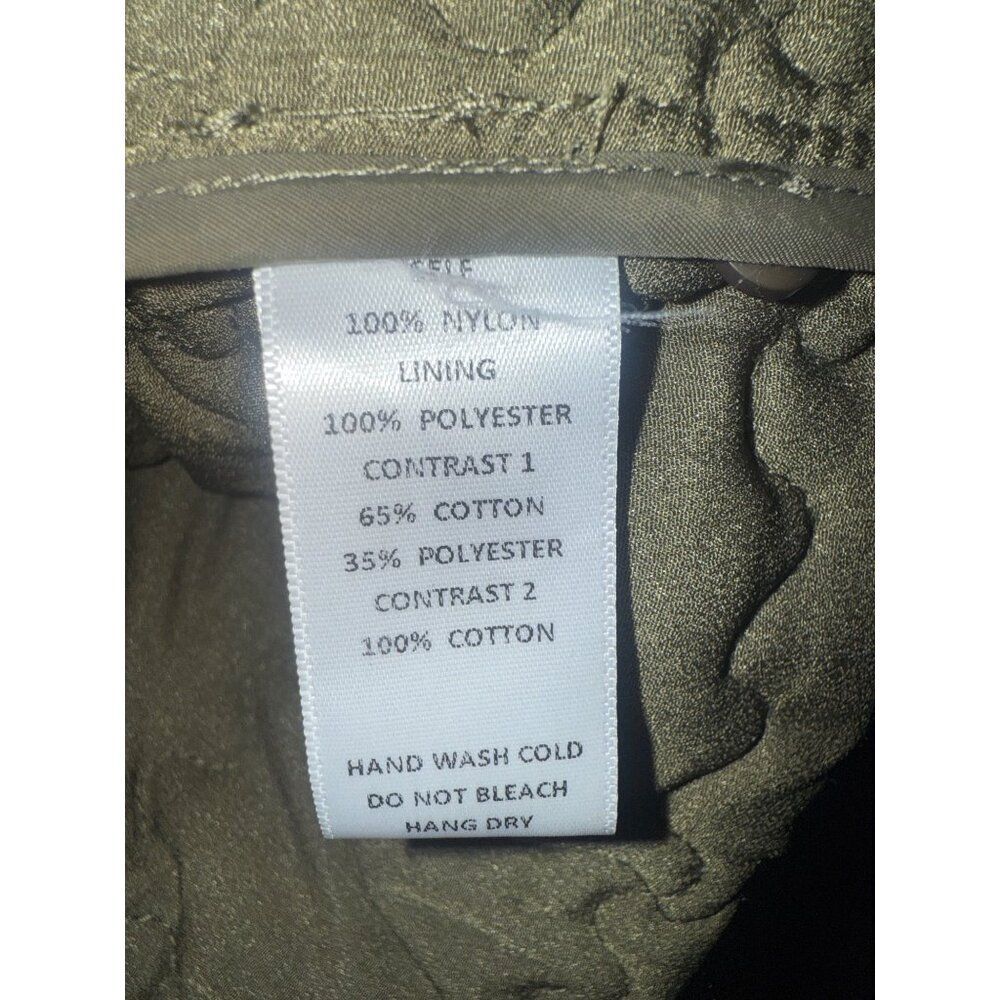 Things Between Parker Parchwork‎ Quilted Jacket Dark Olive Size Small - Picture 8 of 16